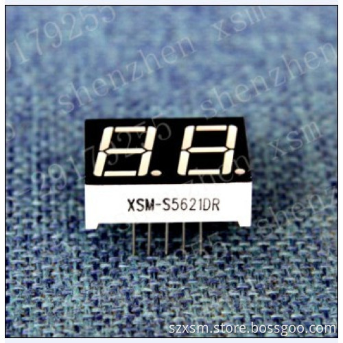 0.56" 2 digit 7 segment led numeric display
